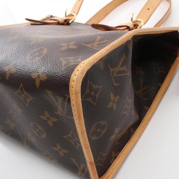 LOUIS VUITTON Brown Monogram Leather Tote Bag - Picture 9 of 10
